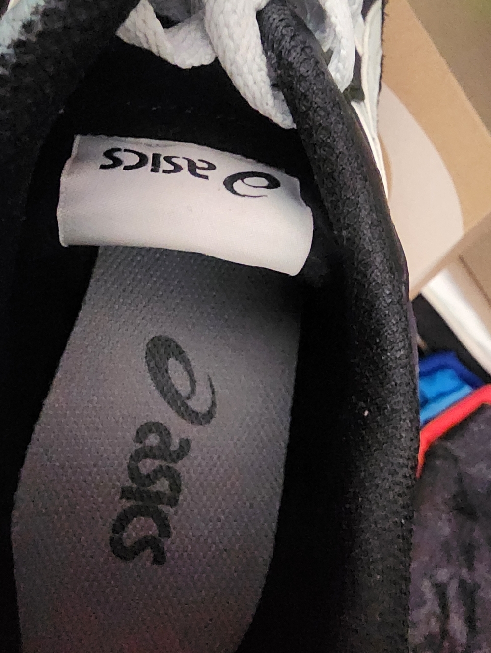 Onitsuka Tiger by Asics Black and White Athletic Sneaker - Picture 4 of 4